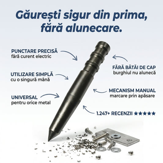 Dispozitiv Manual Găurire Metal