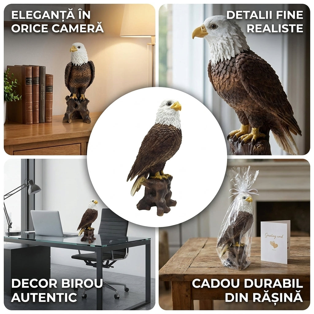 Statuetă Vultur Rășină