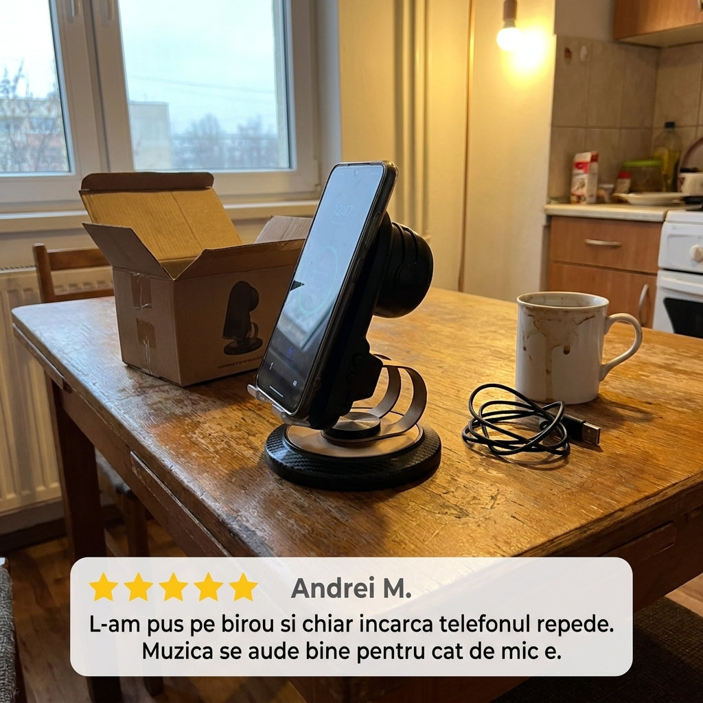Boxă Wireless Cu Stand