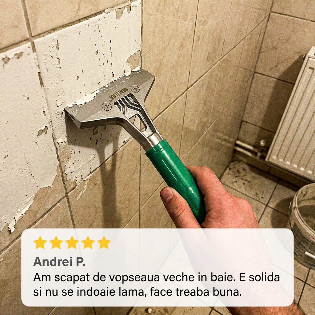 RACLETĂ DIN OȚEL INOXIDABIL