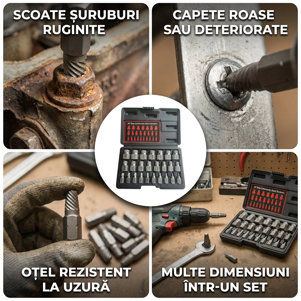 Set Extractor Șuruburi