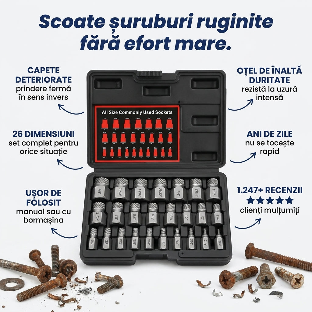 Set Extractor Șuruburi