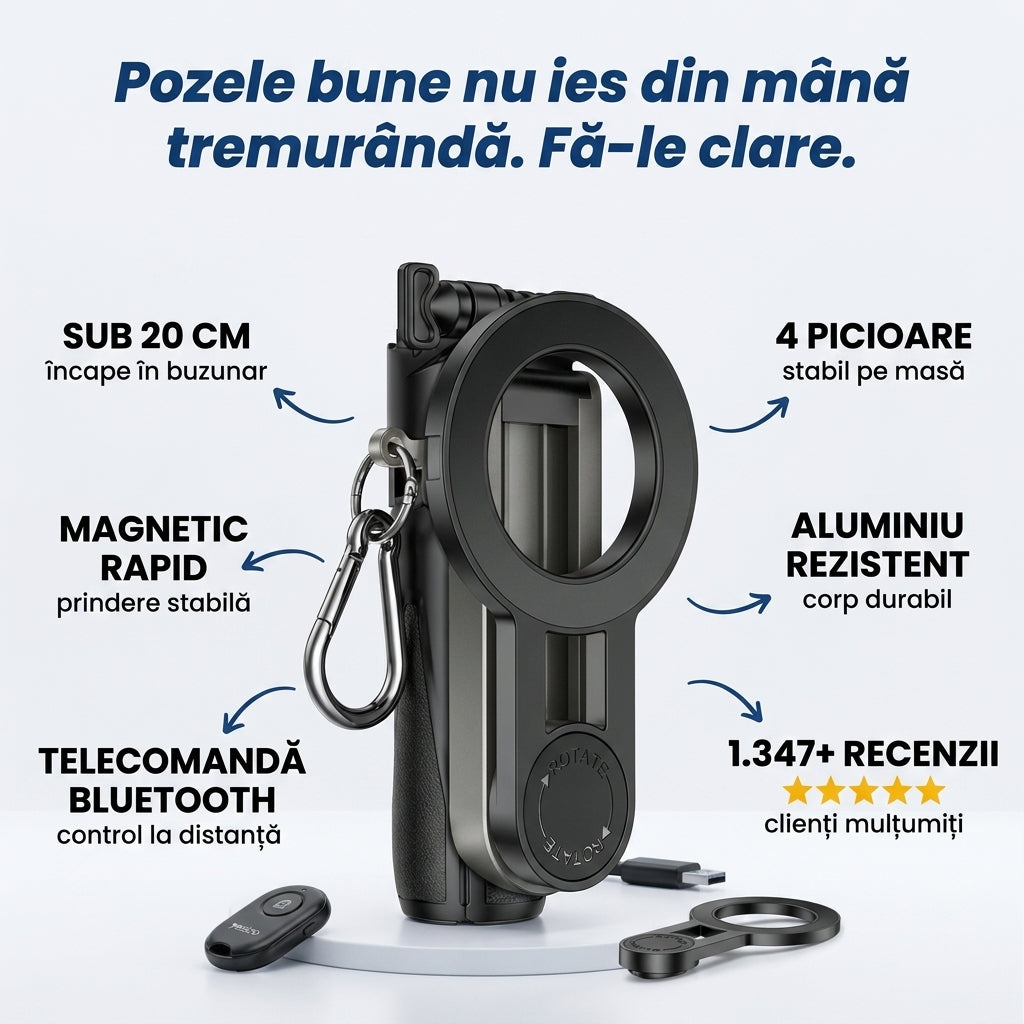 Selfie Stick Magnetic Compact