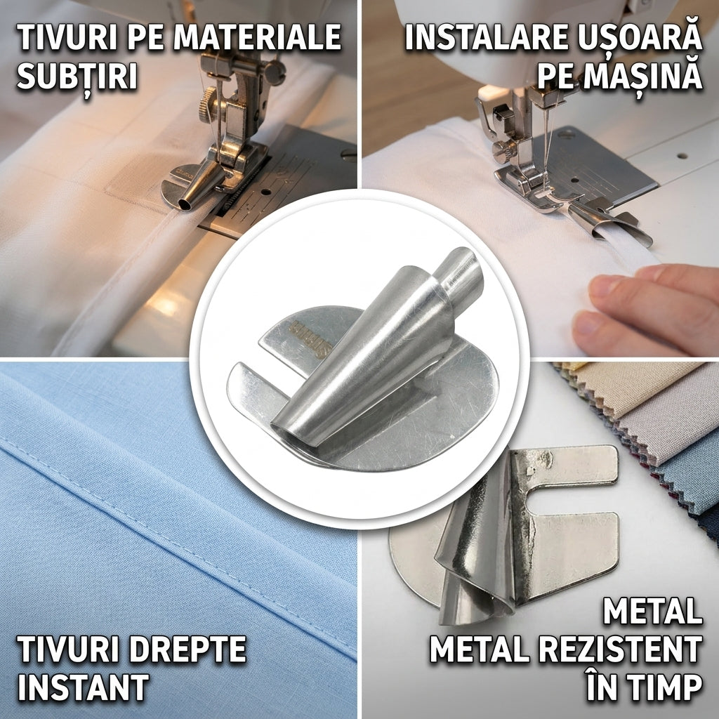 Picioruș Tiv Rulat Metalic