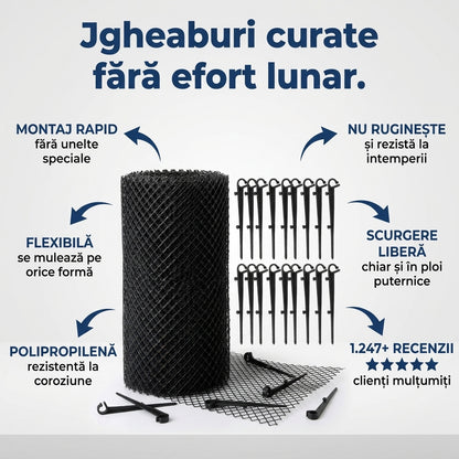 Plasă Protecție Jgheab