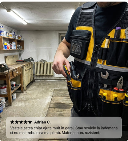 Vestă Organizator Scule Portabilă