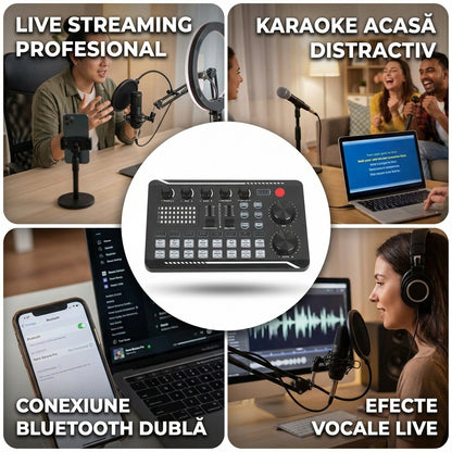Mixer Audio pentru Transmisiuni Live