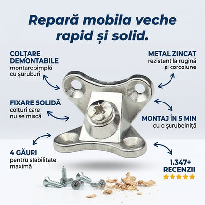 Colțare Demontabile Metalice Mobilă