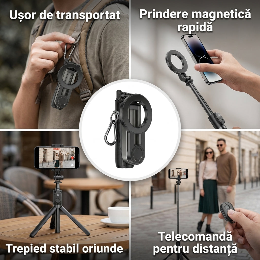 Selfie Stick Magnetic Compact