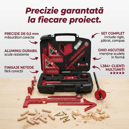 Set Scule Tâmplărie Precizie