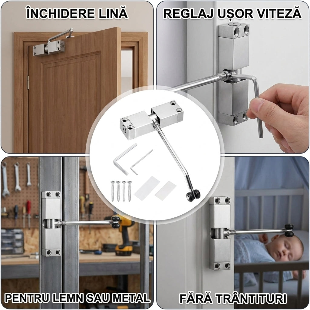 Închizător Ușă Arc Silențios