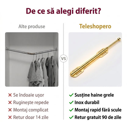 Bară Valet Extensibilă Dulap