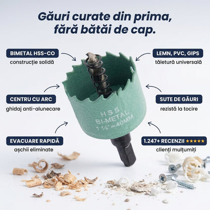Daltă Circulară HSS Găurit
