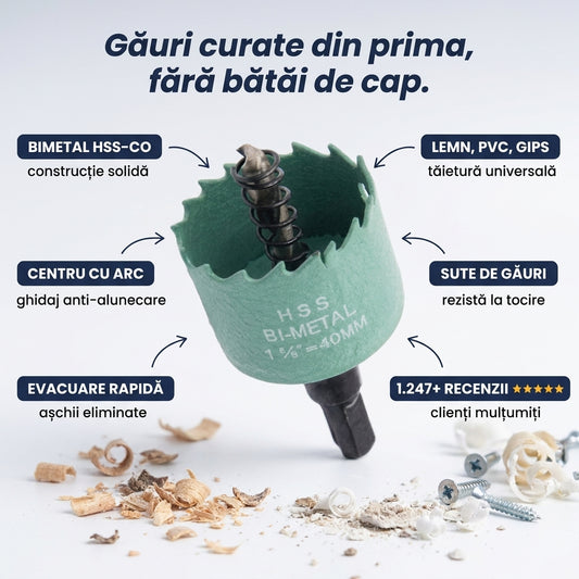 Daltă Circulară HSS Găurit