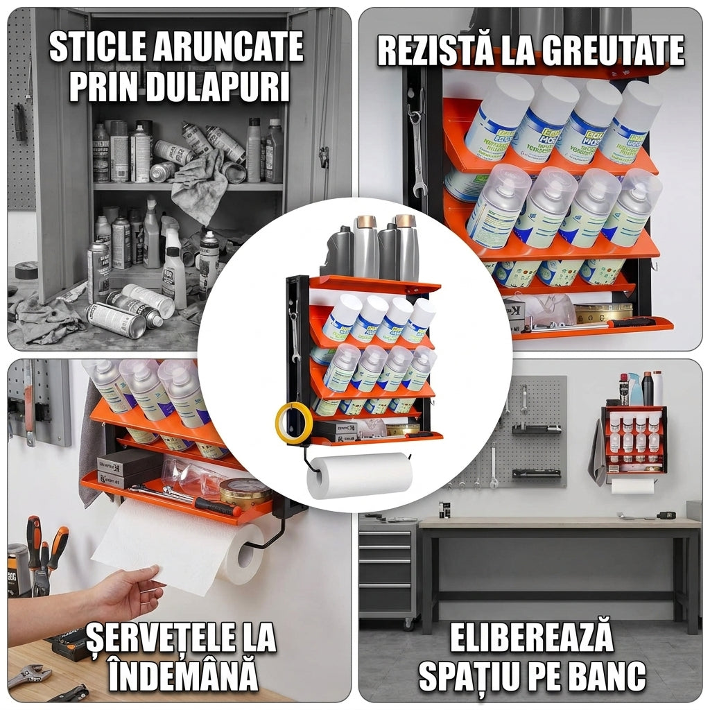 Suport Metalic Sticle Șervețele