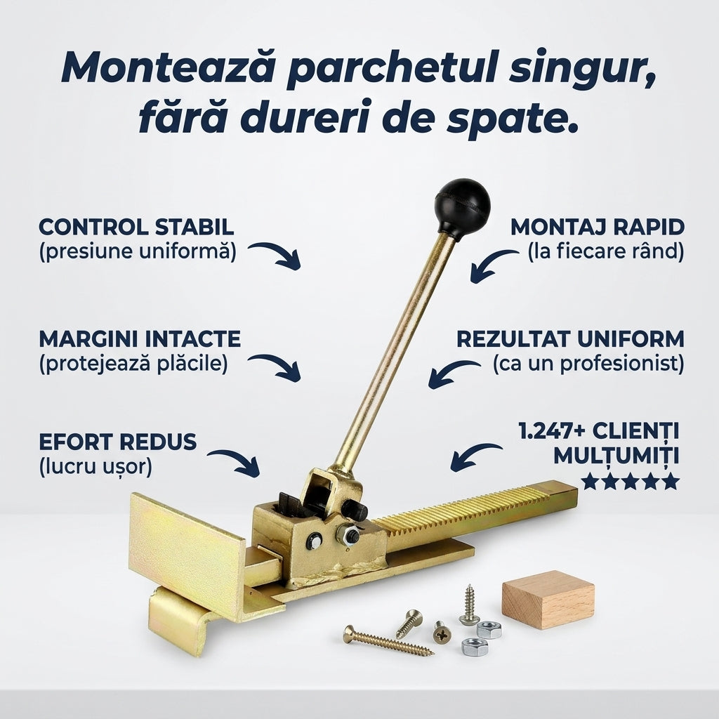Pârghie Montaj Parchet Lemn