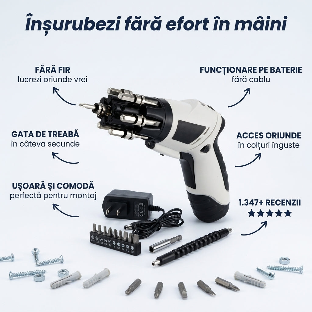 Șurubelniță Electrică Fără Fir