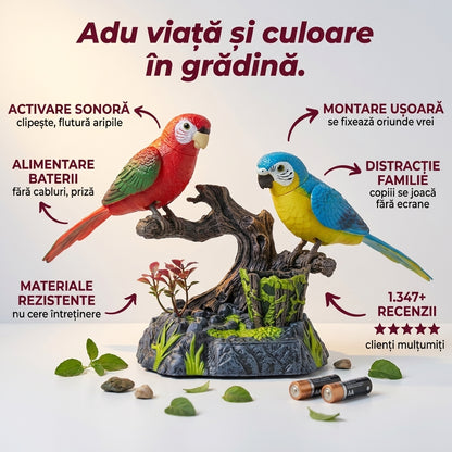 Papagal Vorbitor Electric Grădină