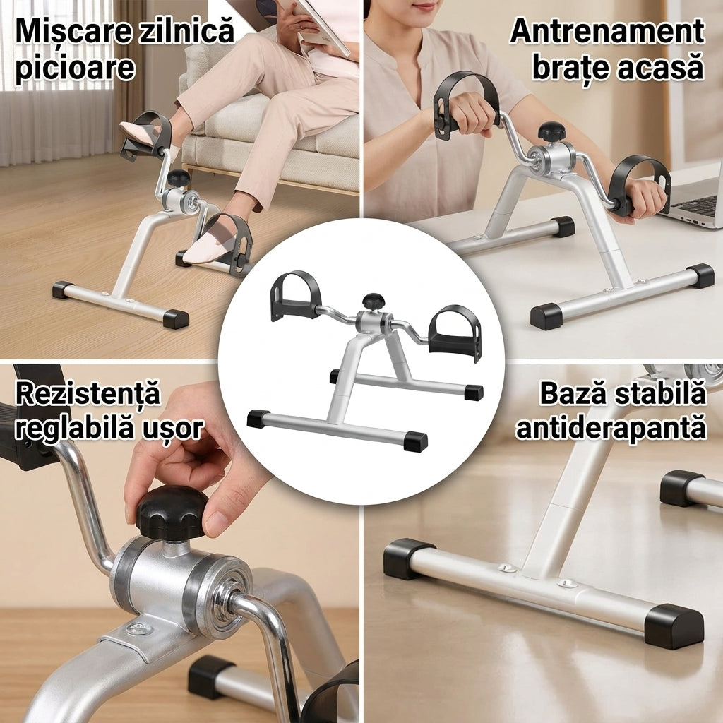 Pedalier Mini Exerciții Acasă