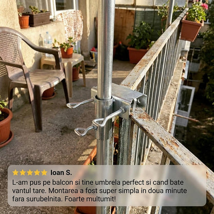 Suport Reglabil Umbrelă Balcon
