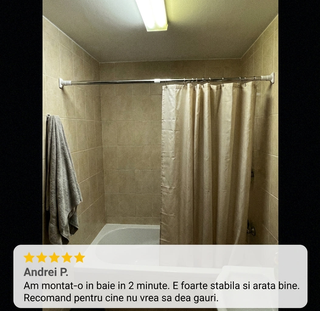 BARĂ EXTENSIBILĂ 150 CM - 280 CM