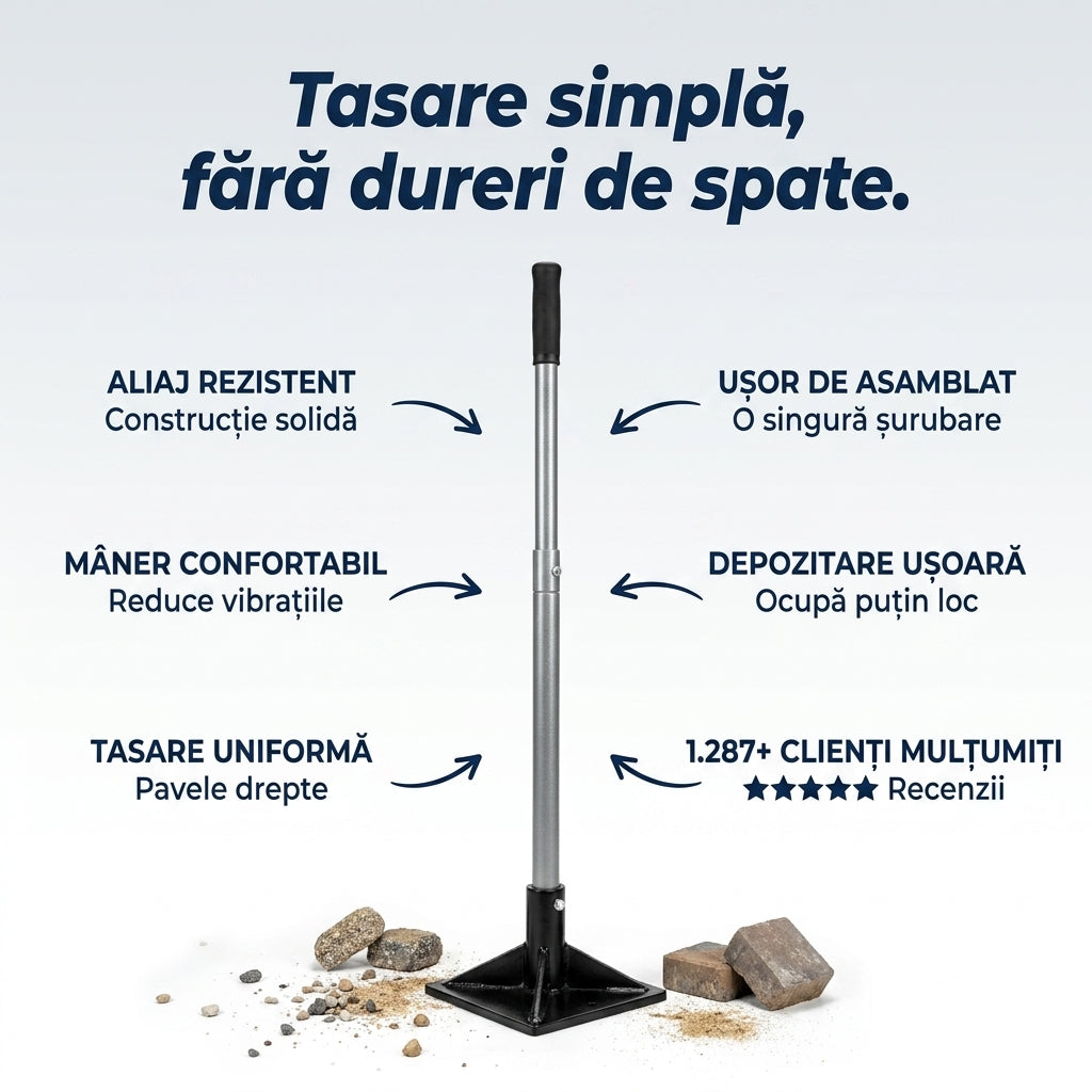 Compactator Grădină cu Mâner