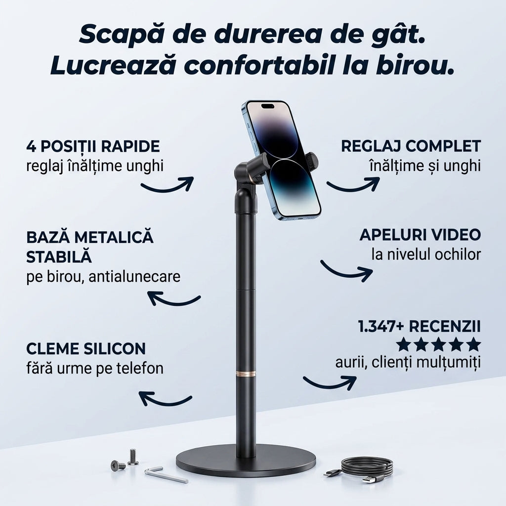 Suport Reglabil Telefon Birou