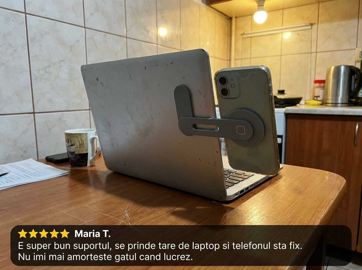 Suport Magnetic Pliabil Laptop