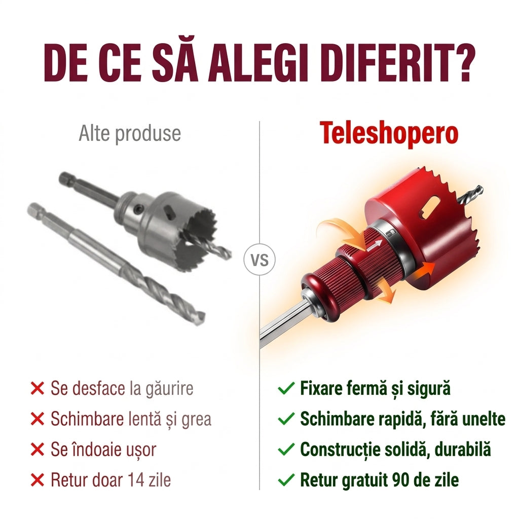 Tija Extensie Auto-Blocare