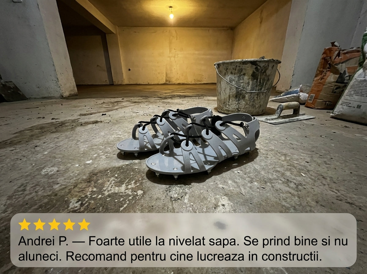 Pantofi Cuie Nivelare Beton