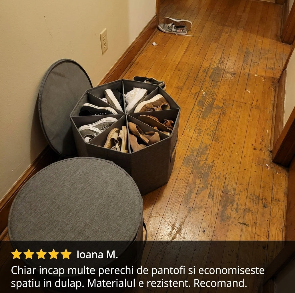 Organizator Rotund pentru Pantofi