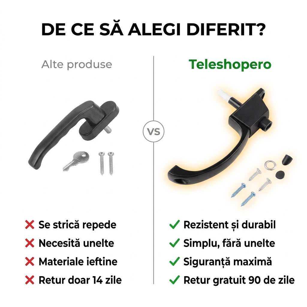 Mâner Glisant pentru Ferestre