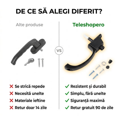 Mâner Glisant pentru Ferestre