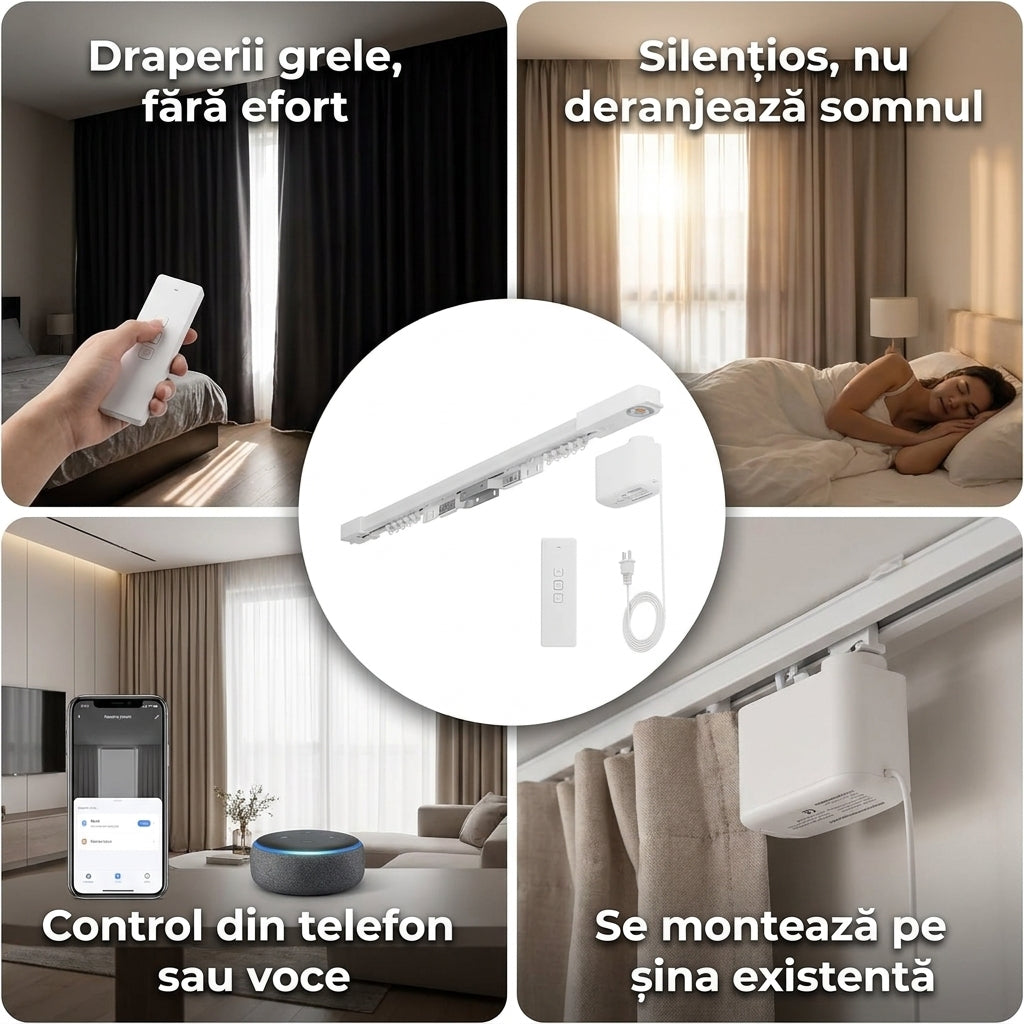 Motor Cortină Inteligent WiFi