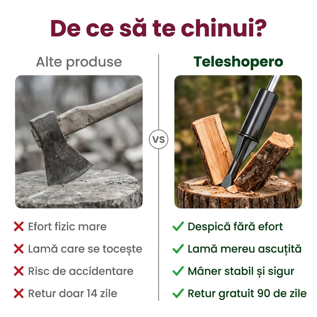 Topor Despicător de Lemne