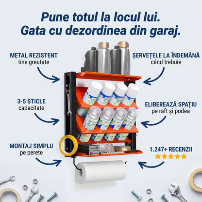 Suport Metalic Sticle Șervețele