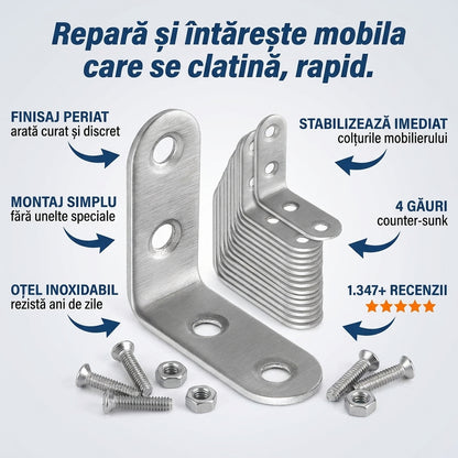 Consolă Unghiulară Oțel Inoxidabil