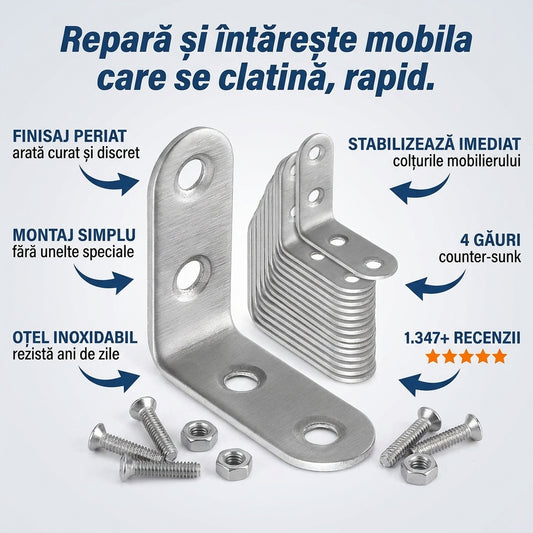 Consolă Unghiulară Oțel Inoxidabil