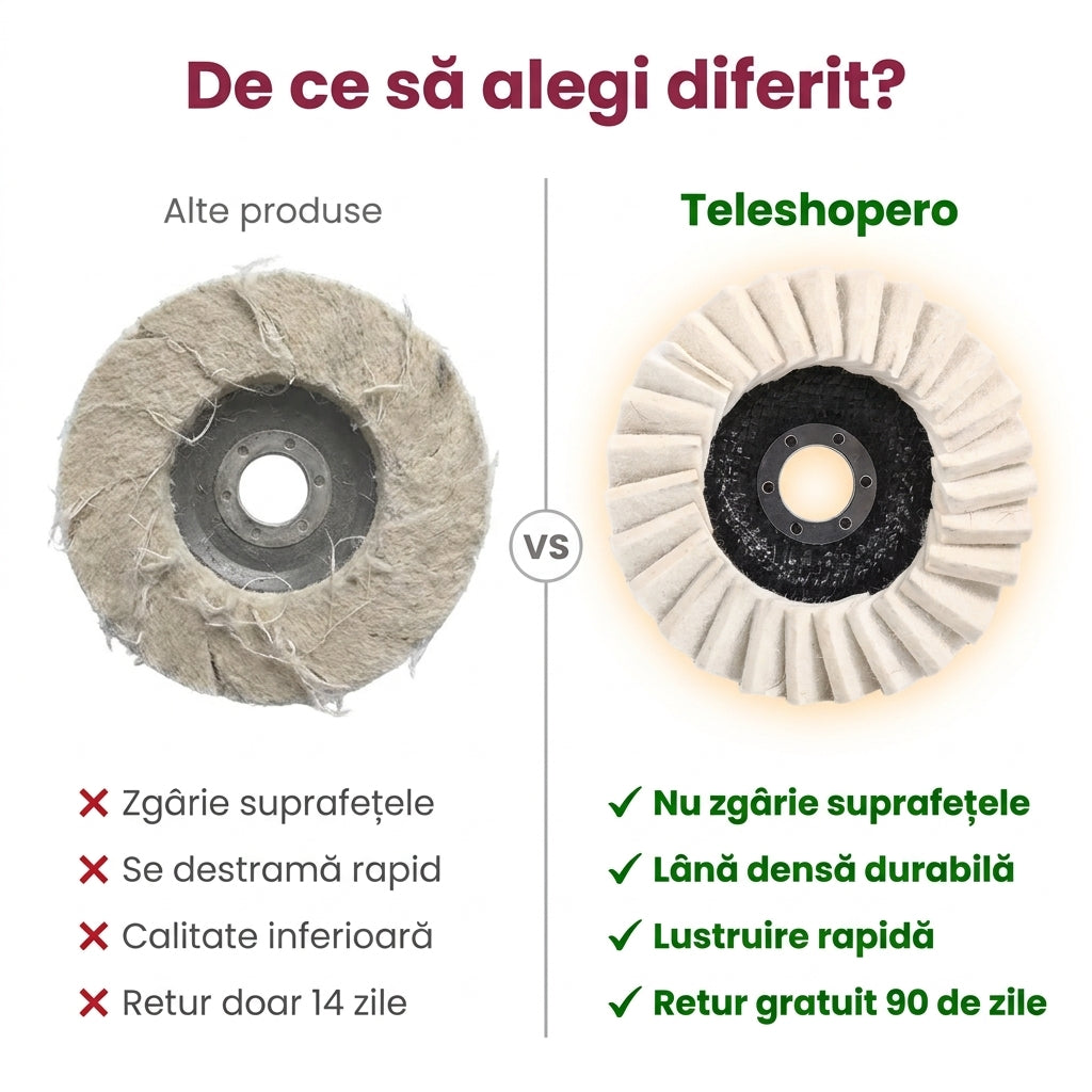 Discuri Lână pentru Lustruit