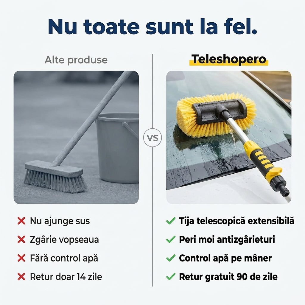Perie Auto Extensibilă Curățare