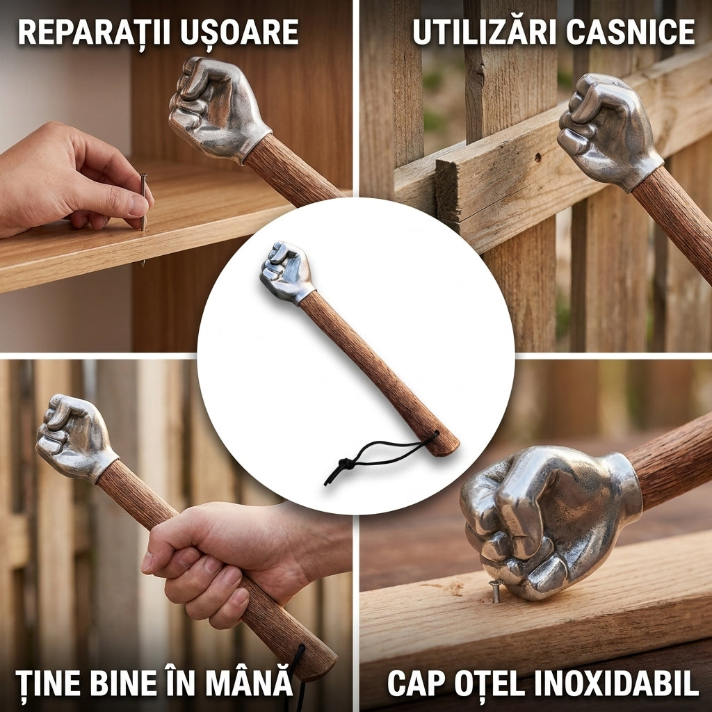 Ciocan Lemnărit Oțel Inoxidabil