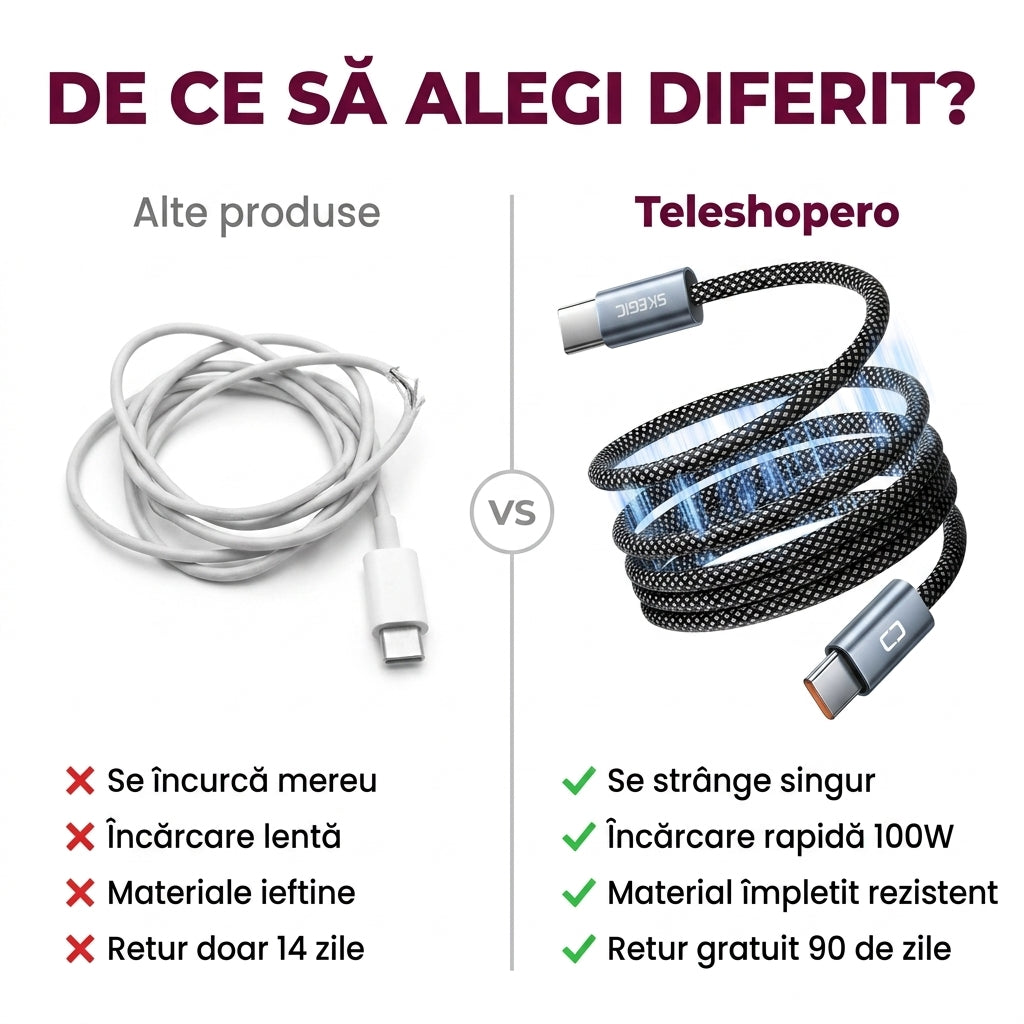 Cablu Magnetic USB-C