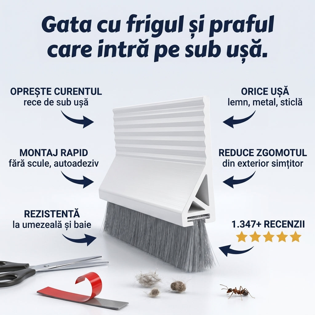 Bandă etanșare ușă