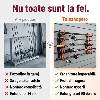 Suport Perete Lansete Pescuit