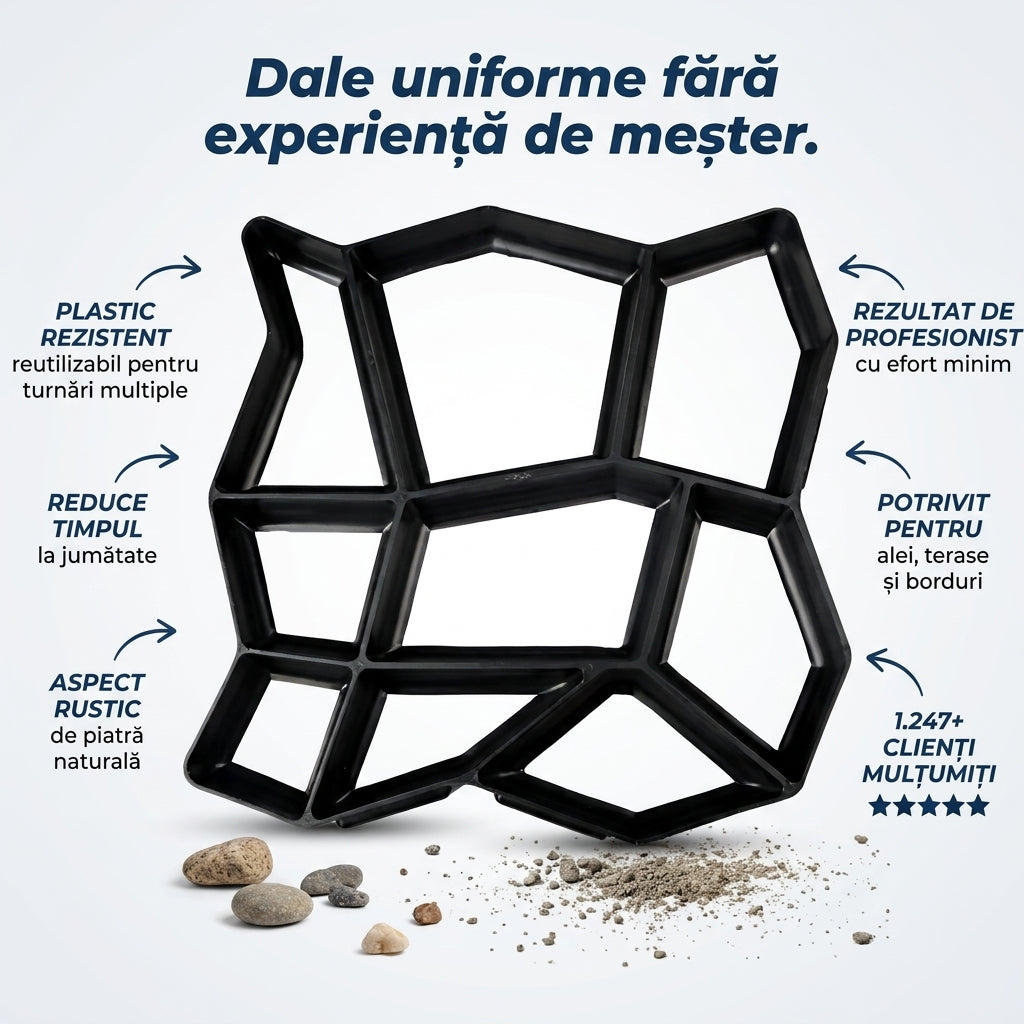 Șablon Pavaj Piatră Beton