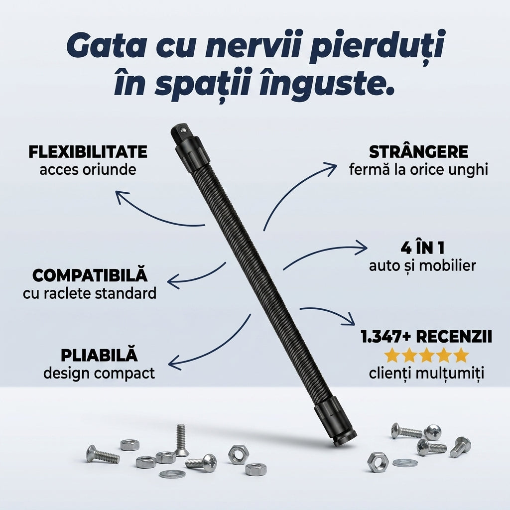 Extensie Flexibilă 1/2 Șuruburi