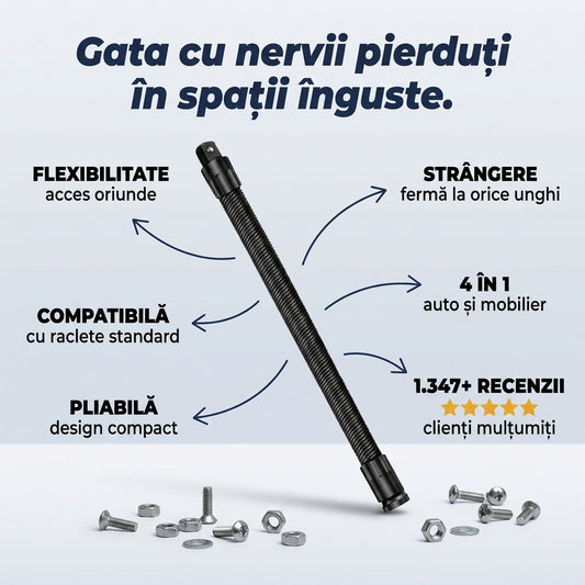 Extensie Flexibilă 1/2 Șuruburi