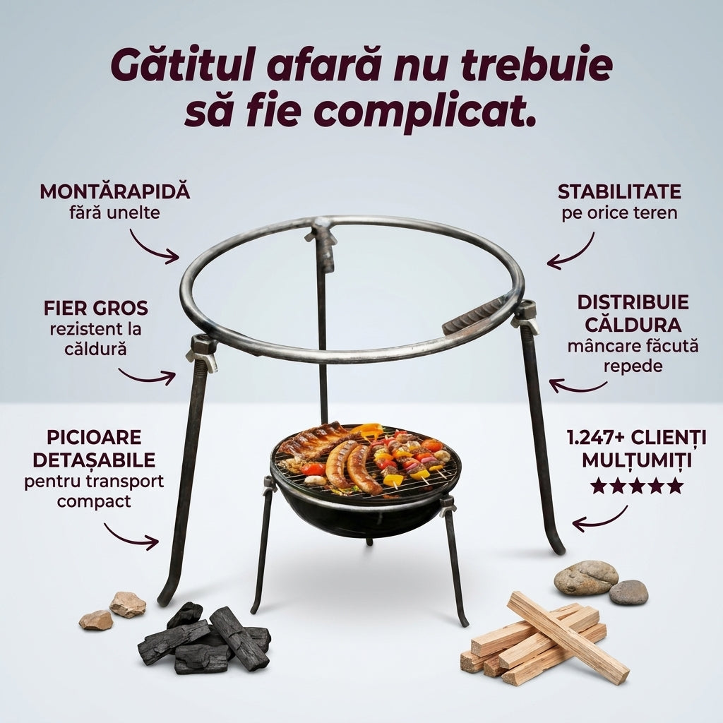 SUPORT METALIC PENTRU FOC