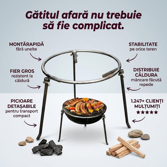 SUPORT METALIC PENTRU FOC