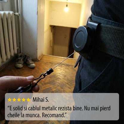 Cablu Retractabil Chei Antipierdere